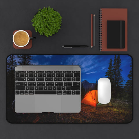 Camping Under The Stars Desk Mat