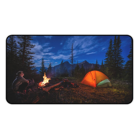 Camping Under The Stars Desk Mat