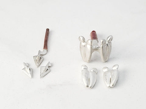 American Sportsman Jewelry Earrings Broadhead Bow hunting earrings