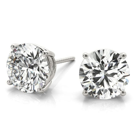 Sakcon Jewelers Earrings Lab Grown Diamond Stud Earrings 1.00ctw Screw Back Earring