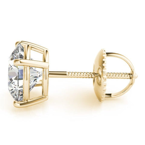 Sakcon Jewelers Earrings Lab Grown Diamond Stud Earrings 2.00ctw Screw Back Earrings