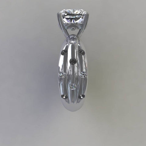 Sakcon Jewelers Flori Ring Engagement Ring, Moissanite Engagement Ring, Diamond Engagement Ring