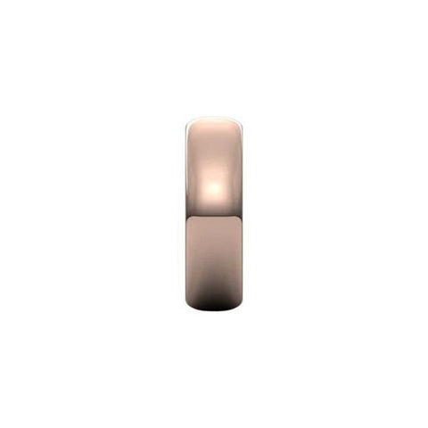 Wedding Band 6.0mm Half Round, Gold Band, Gold Wedding Ring, Silver Wedding Ring
