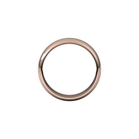 Wedding Band 6.0mm Half Round, Gold Band, Gold Wedding Ring, Silver Wedding Ring