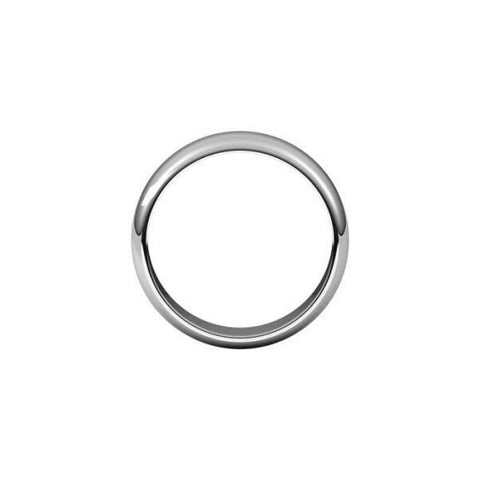 Wedding Band 6.0mm Half Round, Gold Band, Gold Wedding Ring, Silver Wedding Ring