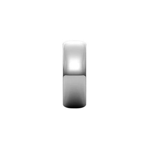 Wedding Band 7.0mm Half Round, Gold Band, Gold Wedding Ring, Silver Wedding Ring
