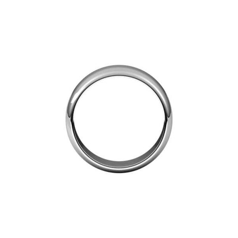 Wedding Band 8.0mm Half Round, Gold Band, Gold Wedding Ring, Silver Wedding Ring