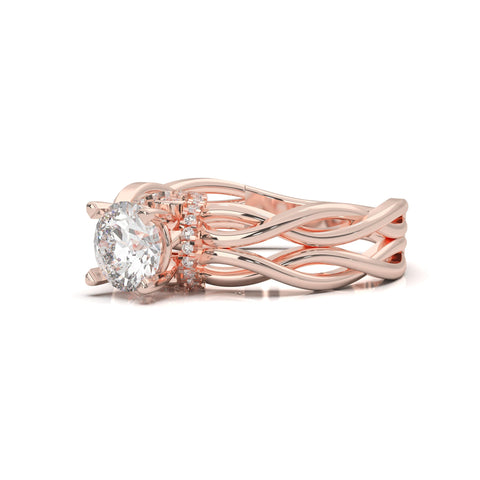 Irie lab grown diamond engagement ring, alternative engagement ring, promise ring, outdoor engagement ring