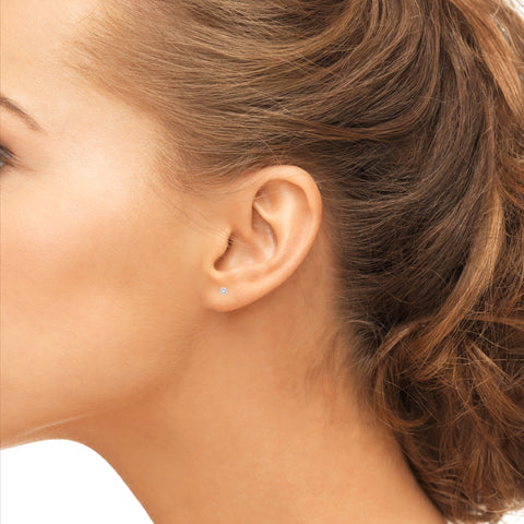 Diamond Stud Earrings .30ctw W/screw back earrings