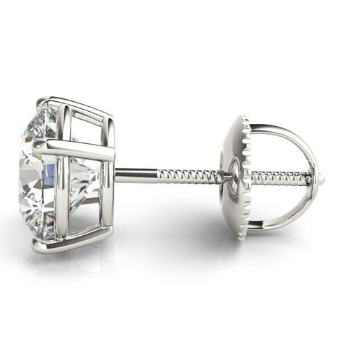 Diamond Stud Earrings .30ctw W/screw back earrings