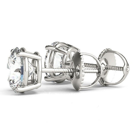 Diamond Stud Earrings .30ctw W/screw back earrings