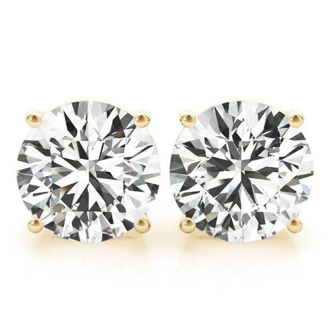 Diamond Stud Earrings .30ctw W/screw back earrings