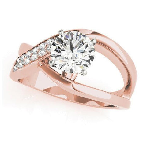 Sakcon Jewelers Mira Diamond Engagement Ring Moissanite Engagement Ring
