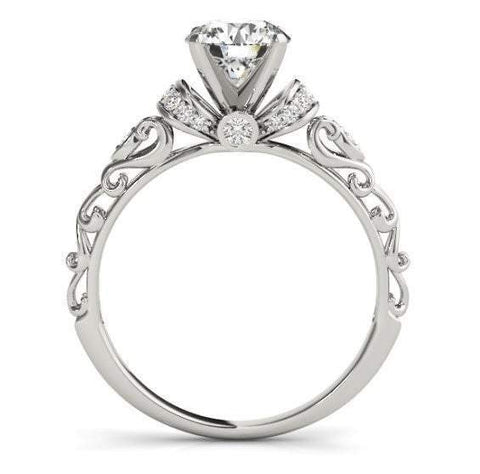 Sakcon Jewelers Nova Diamond Engagement Ring Moissanite Engagement Ring