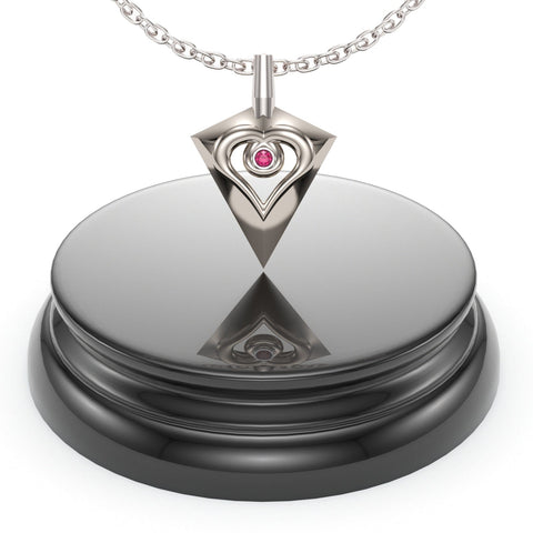 Sakcon Jewelers Pendant Bow Hunting Heart Pendant