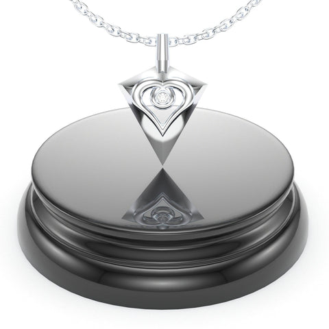 Sakcon Jewelers Pendant Bow Hunting Heart Pendant