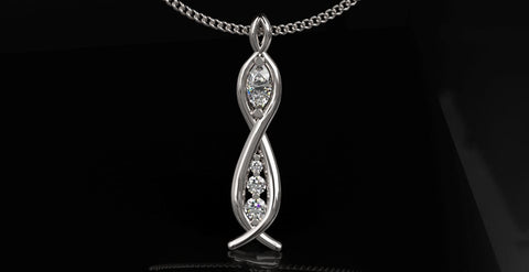 Sakcon Jewelers Pendant Curvy Pendant-Large