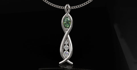 Sakcon Jewelers Pendant Curvy Pendant-Large