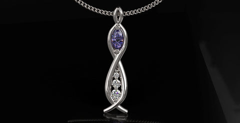 Sakcon Jewelers Pendant Curvy Pendant-Large