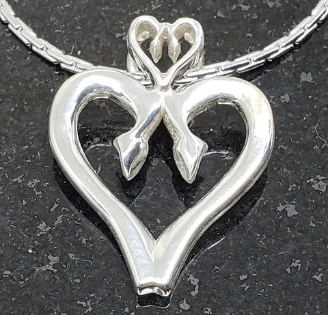 Sakcon Jewelers Pendant Hooked On Love Fishing Pendant
