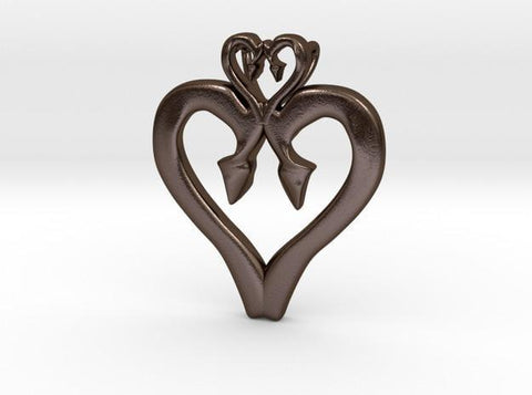 Sakcon Jewelers Pendant Hooked On Love Fishing Pendant
