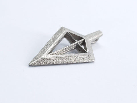 Sakcon Jewelers Pendant Nickel Steel Spirit Of The Bowhunter Broadhead Hunting Pendant-Small
