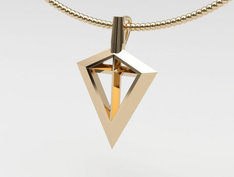 Sakcon Jewelers Pendant Spirit Of The Bowhunter Broadhead Hunting Pendant-Medium