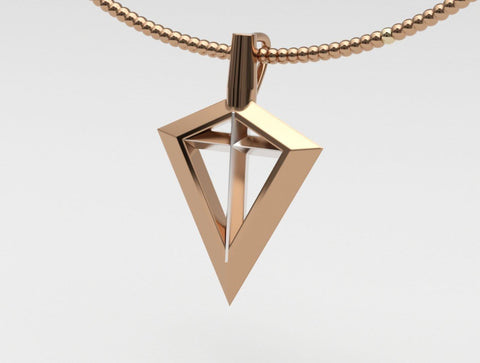 Sakcon Jewelers Pendant Spirit Of The Bowhunter Broadhead Hunting Pendant-Medium