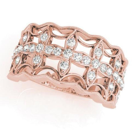 Sakcon Jewelers Ring 14k Rose Gold Angelina Diamond Ring