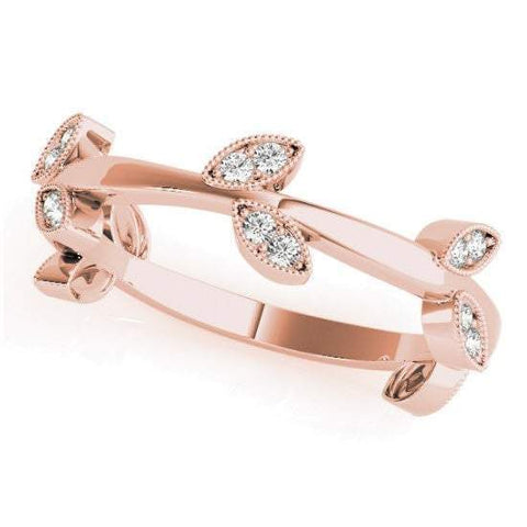 Sakcon Jewelers Ring 14K Rose Gold Cambria .13ctw Stackable Ring