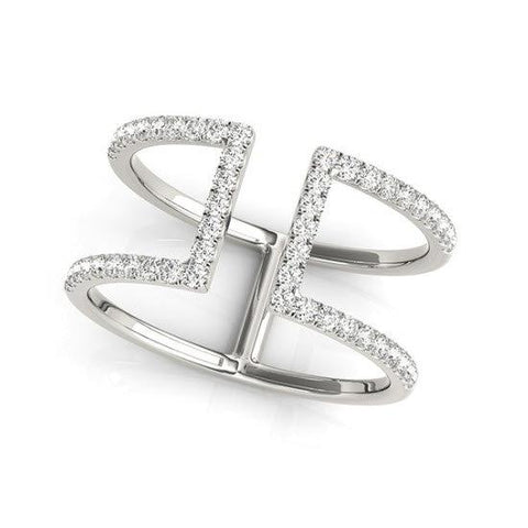 Sakcon Jewelers Ring 14k White Gold Carolina Diamond Fashion Ring