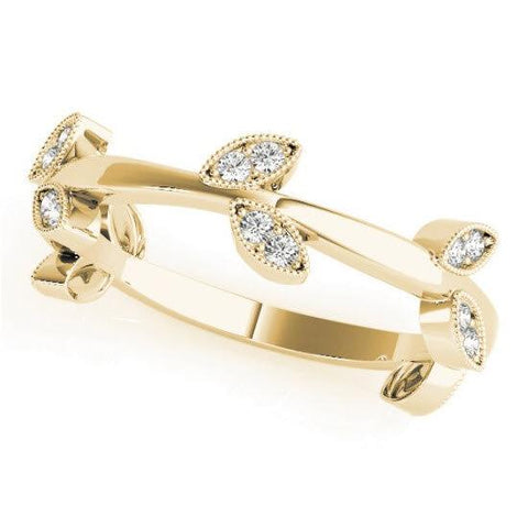 Sakcon Jewelers Ring 14K Yellow Gold Cambria .13ctw Stackable Ring
