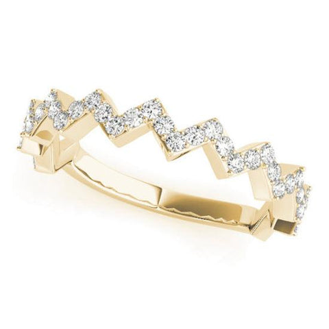 Sakcon Jewelers Ring 14K Yellow Gold Daphny .33ctw Stackable Ring