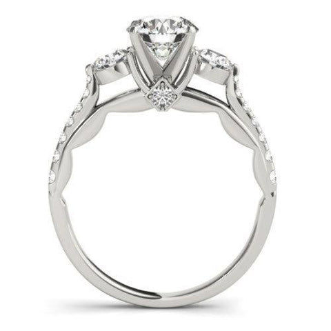 Sakcon Jewelers Ring Aubree Moissanite and Lab-Created Diamond Engagement Ring