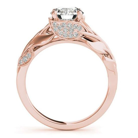 Sakcon Jewelers Ring Brenna Moissanite & diamond Engagement Ring