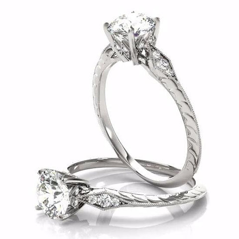 Sakcon Jewelers Ring Brigitte 1ct. Moissanite/Engagement Ring