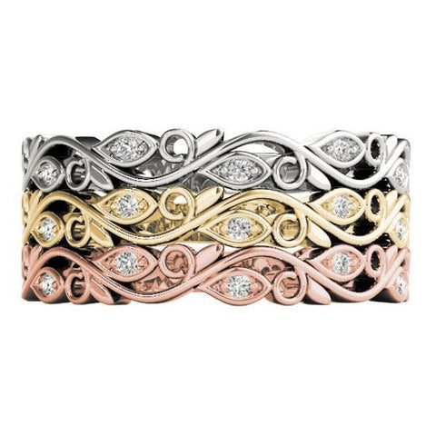 Sakcon Jewelers Ring Carina .05ctw Stackable Ring