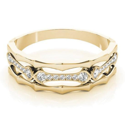 Sakcon Jewelers Ring Carmen .10ctw Diamond Stackable Ring