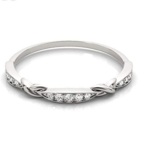 Sakcon Jewelers Ring Caroline .06ctw Diamond Stackable Ring