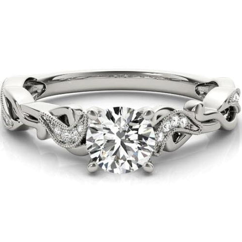Sakcon Jewelers Ring Charity Diamond & Moissanite Engagement Ring