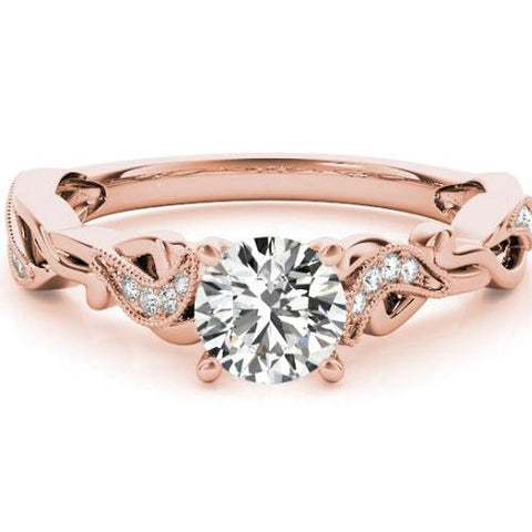 Sakcon Jewelers Ring Charity Diamond & Moissanite Engagement Ring