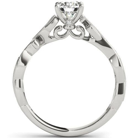 Sakcon Jewelers Ring Charity Diamond & Moissanite Engagement Ring