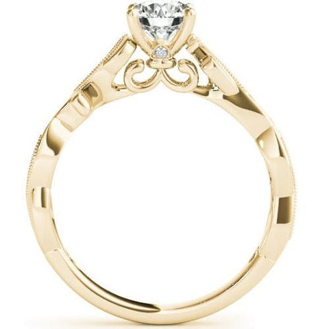Sakcon Jewelers Ring Charity Diamond & Moissanite Engagement Ring