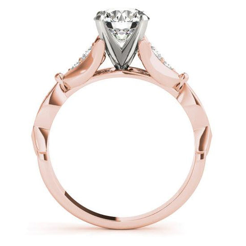 Sakcon Jewelers Ring Dakota Diamond and Moissanite Engagement Ring