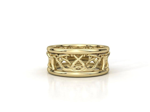 Sakcon Jewelers Ring Deer Antler Ring Antlered Ring Hunting Ring 6mm