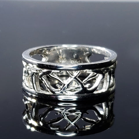 Sakcon Jewelers Ring Deer Antler Ring Antlered Ring Hunting Ring 8mm
