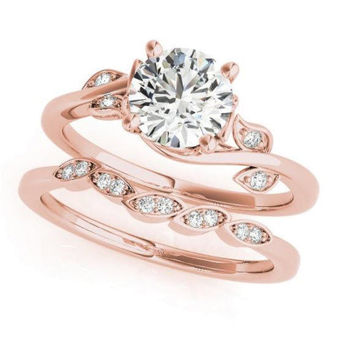 Sakcon Jewelers Ring Demi Diamond Engagement Ring Moissanite Engagement Ring