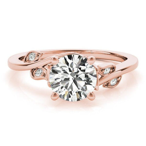 Sakcon Jewelers Ring Demi Diamond Engagement Ring Moissanite Engagement Ring