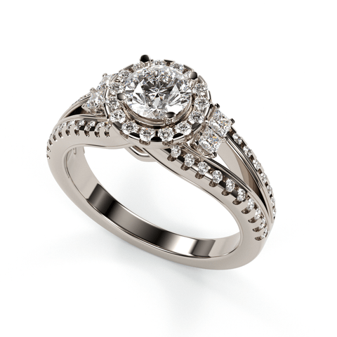 Sakcon Jewelers Ring Elle Diamond Engagement Ring
