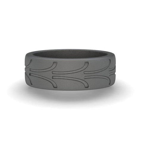 Sakcon Jewelers Ring Fantasy Street Tire-8 Tread Ring